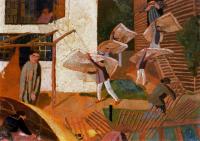 Stanley Spencer - Carrying Mattresses